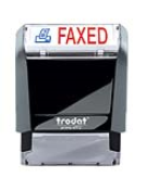 Trodat 2 Color Message Stamp - FAXED