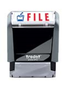 Trodat 2 Color Message Stamp - FILE 