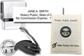 The best notary stamp bundle for the state of Ohio! Our stamp bundle includes: Ohio Notary - Self-Inking Name Stamp (Printer 30), Embosser and Notary Journal. Compliant with 2019 Notary laws, Secretary of Sate compliant, fast shipping