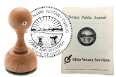 The best notary stamp bundle for the state of Ohio! Our stamp bundle includes: Custom Rubber Stamp and Notary Journal. Compliant with 2019 Notary laws, Secretary of Sate compliant, fast shipping