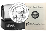 The best notary stamp bundle for the state of Ohio! Our stamp bundle includes: Custom Pre-Inked Stamp and Notary Journal. Compliant with 2019 Notary laws, Secretary of Sate compliant, fast shipping