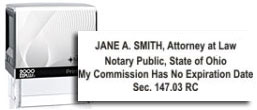 AB P30ATT - (Printer 30) Self-Inking Attorney Name Stamp 