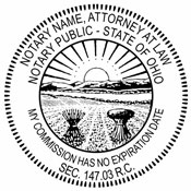 Ohio Attorney Notary Custom Electronic Seal