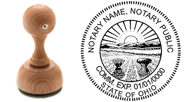 Ohio Notary Custom Rubber Stamp