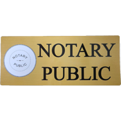 Notary Public Decal